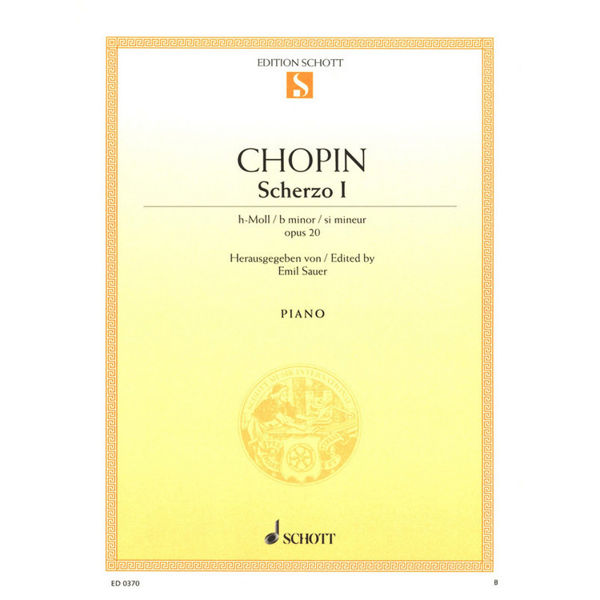 Scherzo 1, Op.20, Chopin - Piano