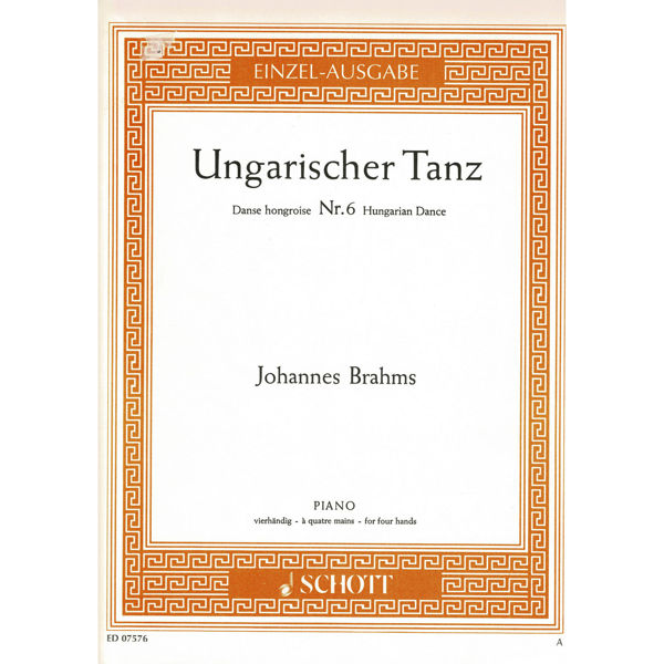 Hungarian Dance Nr.6, Brahms - Piano