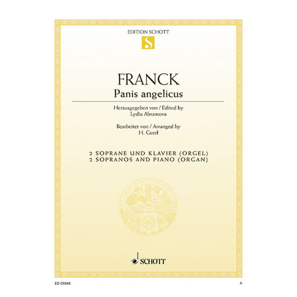 Franck - Panis Angelicus - 2 Voices and Piano