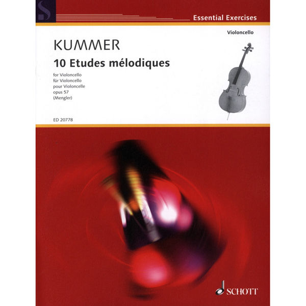 10 etudes melodiques for Cello - Kummer