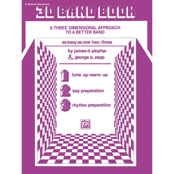 3D Band Book Baritone Saxophone Eb Ployhar/Zepp