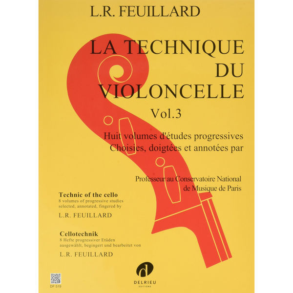 La Technique du Violoncelle/Cello Technique Vol 3 - Feuillard