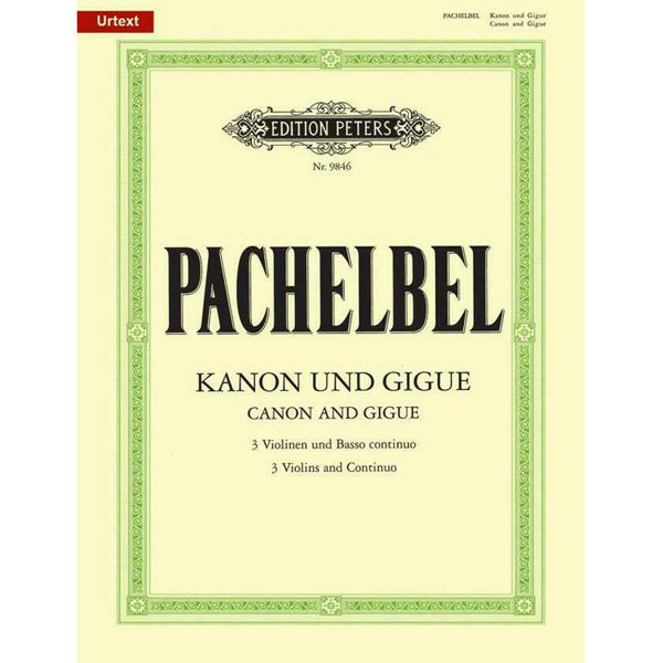 Kanon and Gigue, Pachelbel - 3 violins and bass