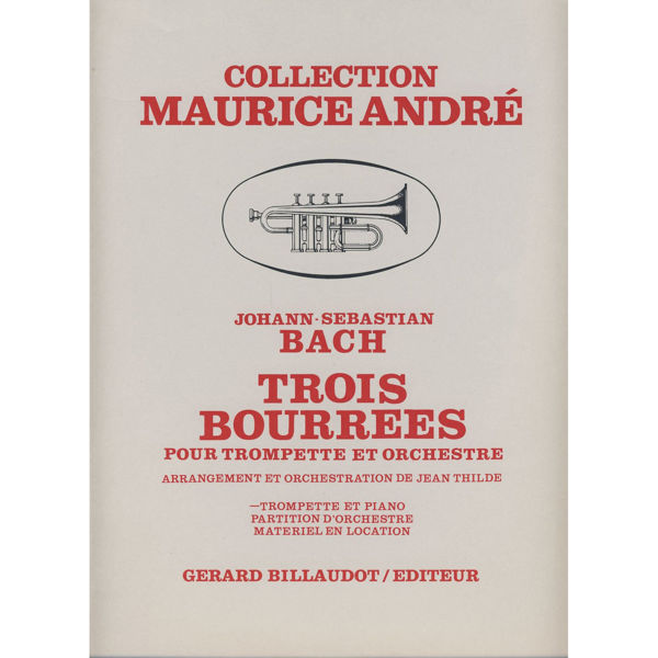 Trois Bourrees, Bach, Trumpet and Piano