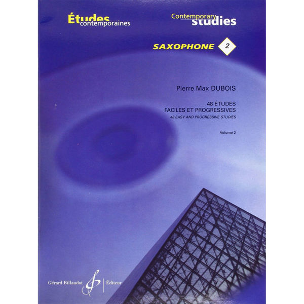 48 Etudes Faciles et Progressives Vol 2 Saxophone, Pierre-Max Dubois