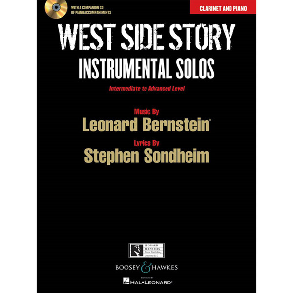 West Side Story Instrumental Solos. Clarinet, Piano, CD