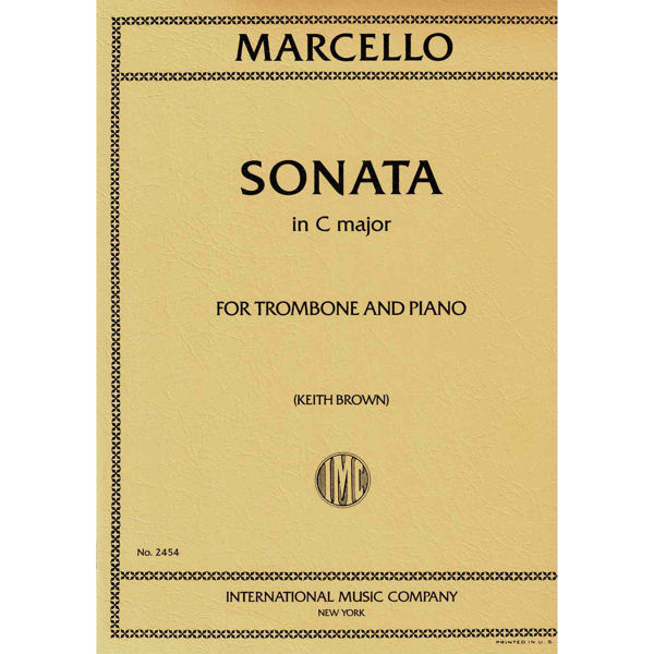 Sonata in C-major, Benedetto Marcello, ed. Keith Brown Trombone/Piano