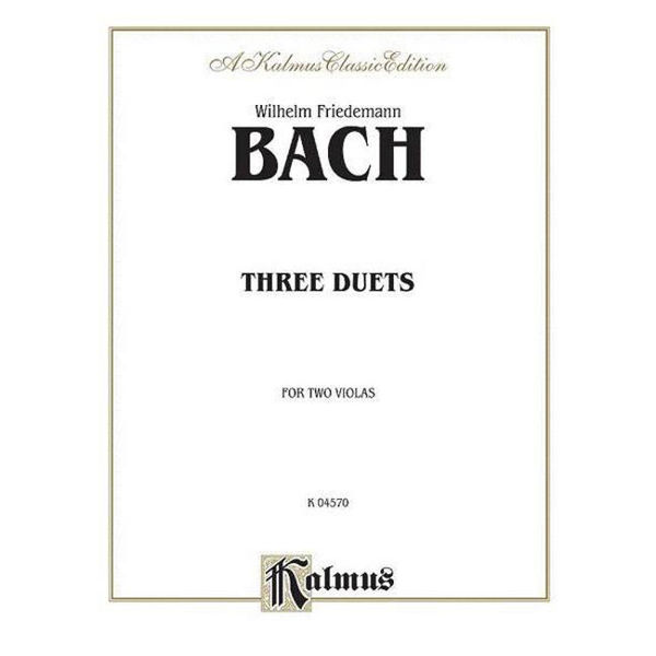 3 Duets for 2 Violas, Wilhelm Friedemann Bach