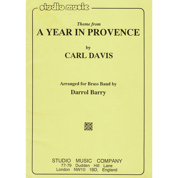 A Year In Provence, A (Carl Davis/Barry) - Brass Band