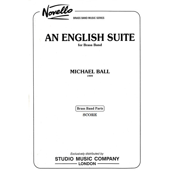 An English Suite (Michael Ball), Brass Band Score - Brass Band Partitur