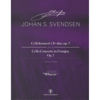 Cellokonsert i D-dur, Op. 7, Johan S. Svendsen, Critical Edition Score