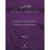 Arrangementer for strykeorkester, Johan S. Svendsen, Critical Edition Score