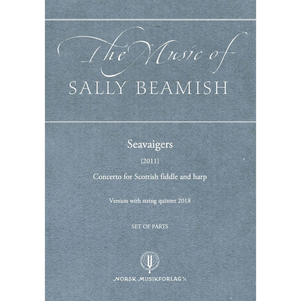 Seavaigers, Concerto for Scottish Fiddle and Harp, Version with string quartet, Sally Beamish PARTITUR