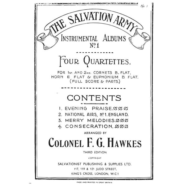 Salvation Army Instrumental Album No.1 - Four Quartettes