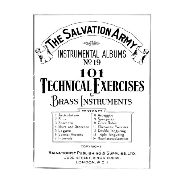 Salvation Army Instrumental Album No.19 - 101 Technical Exercises