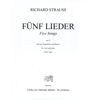 Strauss - Fünf Lieder Op.41 - High Voice and Piano