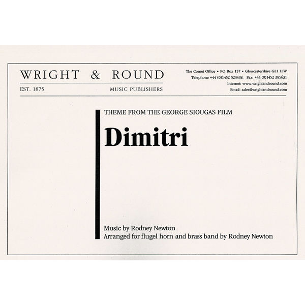 Dimitri. Newton. Flugelhorn/Brass Band