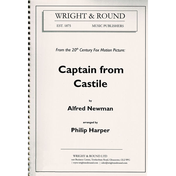 Captain from Castile, Alfred Newman arr  Philip Harper. Brass Band