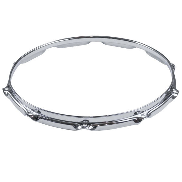 Strammering Ludwig P32822R, 13 -8 Hole Triple Flange Batter Hoop, Chrome Plated, USA Skarptrommer