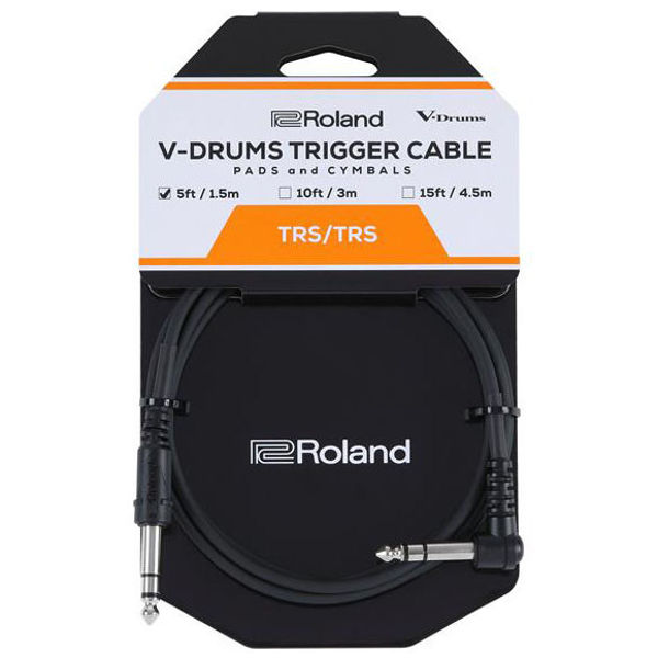 Triggerkabel Roland PCS-5-TRA, Trigger Cable 1,5m, Straight/Angled