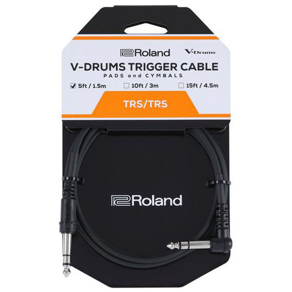 Triggerkabel Roland PCS-5-TRA, Trigger Cable 1,5m, Straight/Angled