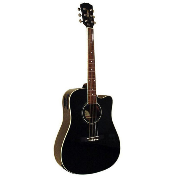 Gitar Western Morgan W 116CEBK Sort