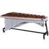 Marimba Adams Artist Alpha MAHA43-34, 4 1/3 Octave, A2-C7, 67-40mm Rosewood Bars, Apex Frame, 34 Whitewash/Titanium Silver