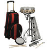 Slagverkpakke Ludwig Combo Kit LE2483RBR m/Rolling Bag, Skarptromme, Klokkespill, Trommepad Combo Stand