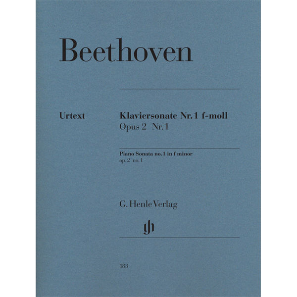 Piano Sonata No. 1 f minor op. 2,1, Ludwig van Beethoven - Piano solo