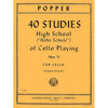 40 Studies Op. 73, Vol 1. David Popper, Cello