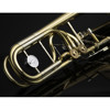 Basstrombone Bb/F/Gb JP333 Rath Dobbelt (double rotor) Forsølvet