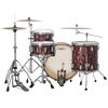 Slagverk Ludwig Classic Maple Pro Beat 24 Shell Pack, m/Atlas Mount, Burgundy Pearl