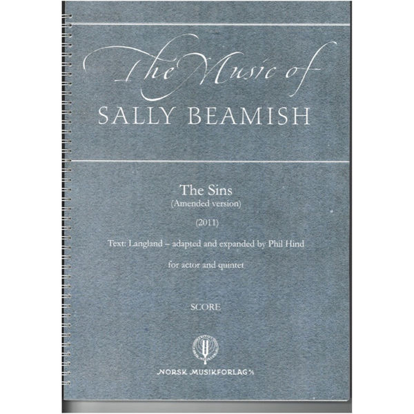 The Sins, Sally Beamish - actor and quintett, partitur/score (Amended version)