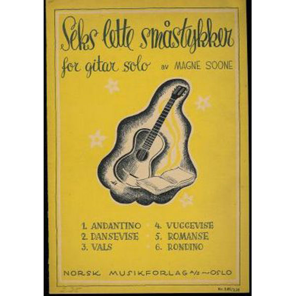 Seks Lette Småstykker, Magne Soone. Gitar Solo