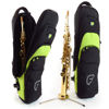 Gig Bag Sopransaksofon Fusion Premium Sort/Lime