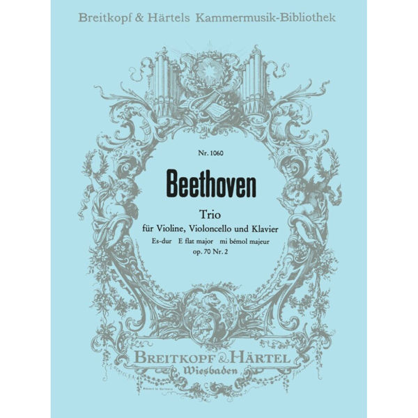Trio Eb-dur op. 70/2, Ludwig van Beethoven. Violin, Cello, Piano