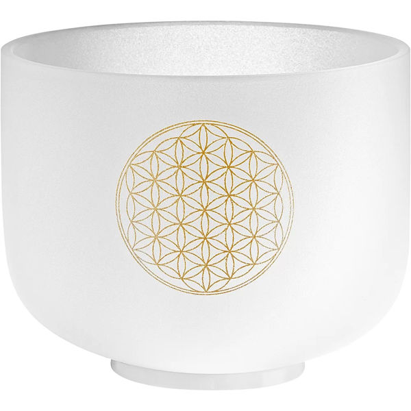 Singing Bowl Meinl Sonic Energy CSB8FOL, Crystal, 8, C# / 432 Hz Flower of Life