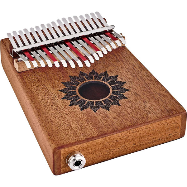 Kalimba Meinl Sonic Energy PKL1708H, Soundhole Pickup Kalimba C Major 17-Notes, Mahogany