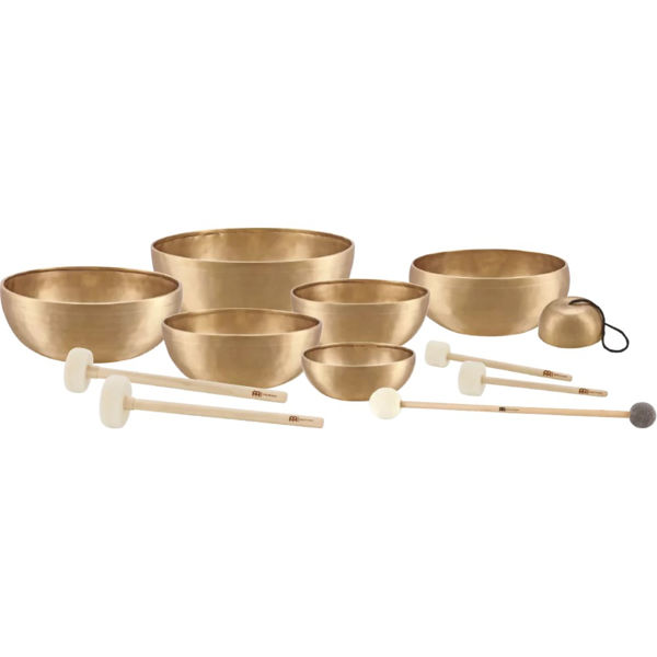 Singing Bowl Sett Meinl Sonic Energy SB-O-2200, Bronze, Origin Series Singing Bowl Set, 600/700/900