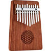 Kalimba Meinl Sonic Energy KL1002FOL, Solid Kalimba C Major 10-Notes, Flower Of Life Symbol