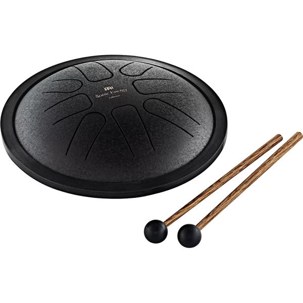 Steel Tongue Drum Meinl Sonic Energy SSTD1BK, Mini Steel Tongue Drum, F Minor, Black