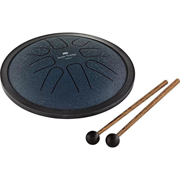 Steel Tongue Drum Meinl Sonic Energy SSTD2NB, Mini Steel Tongue Drum, G Minor, Navy Blue