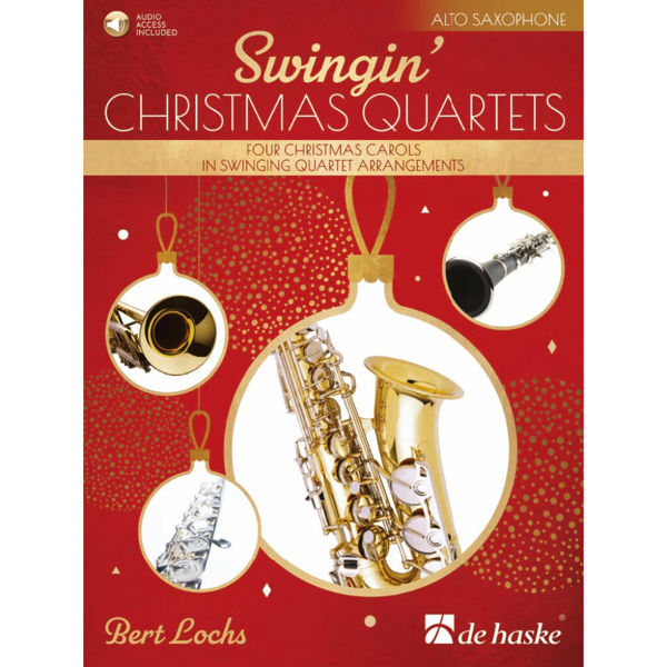 Swingin' Christmas Quartets, Altsaksofon. Bok og playback