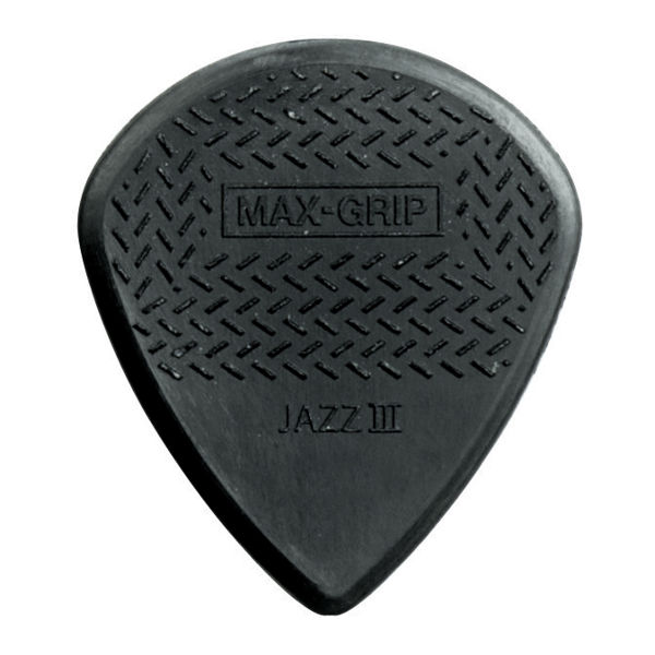 Plekter Dunlop Max Grip Jazz III Carbon fiber