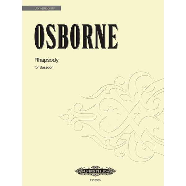Rhapsody for Bassoon by Willson Osborne