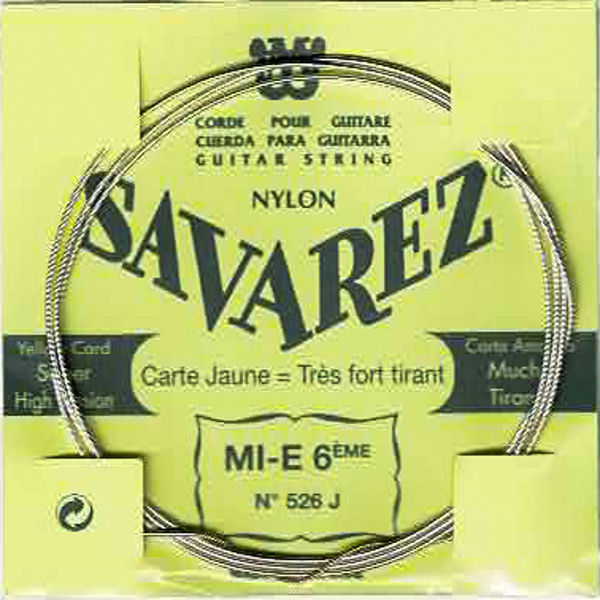 Gitarstreng Nylon 6E Savarez (Super High Tension)