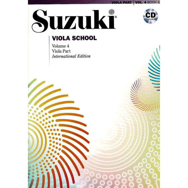 Suzuki Viola School vol 4 Book+CD