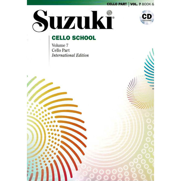 Suzuki Cello School vol 7 Book+CD