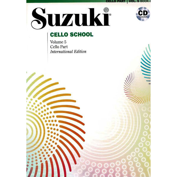 Suzuki Cello School vol 5 Book+CD