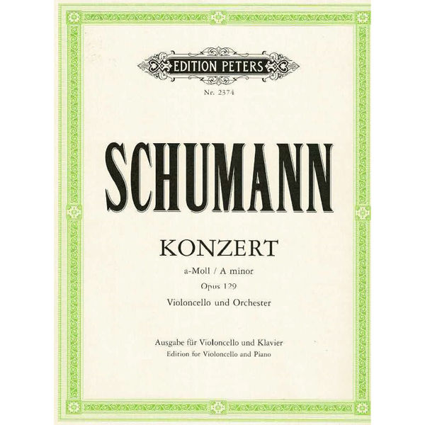 Concerto in A minor op 129, Robert Schumann - Cello/Piano
